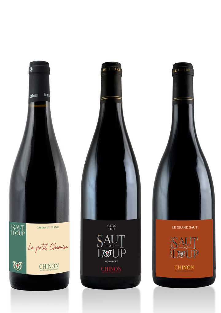 Coffret "Classique" 3 cuvées AOC Chinon rouge
