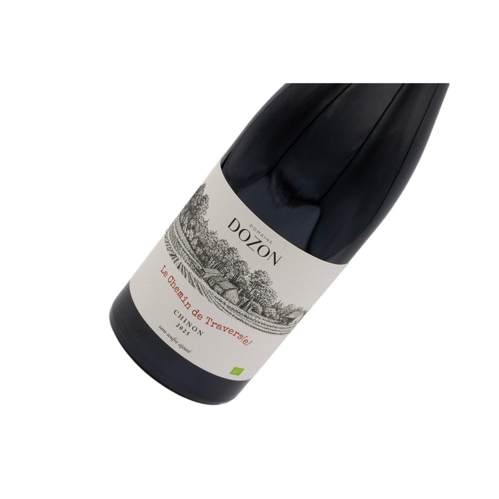 Étiquette Le Chemin de Travers(e) 2025 - Chinon - Domaine Dozon
