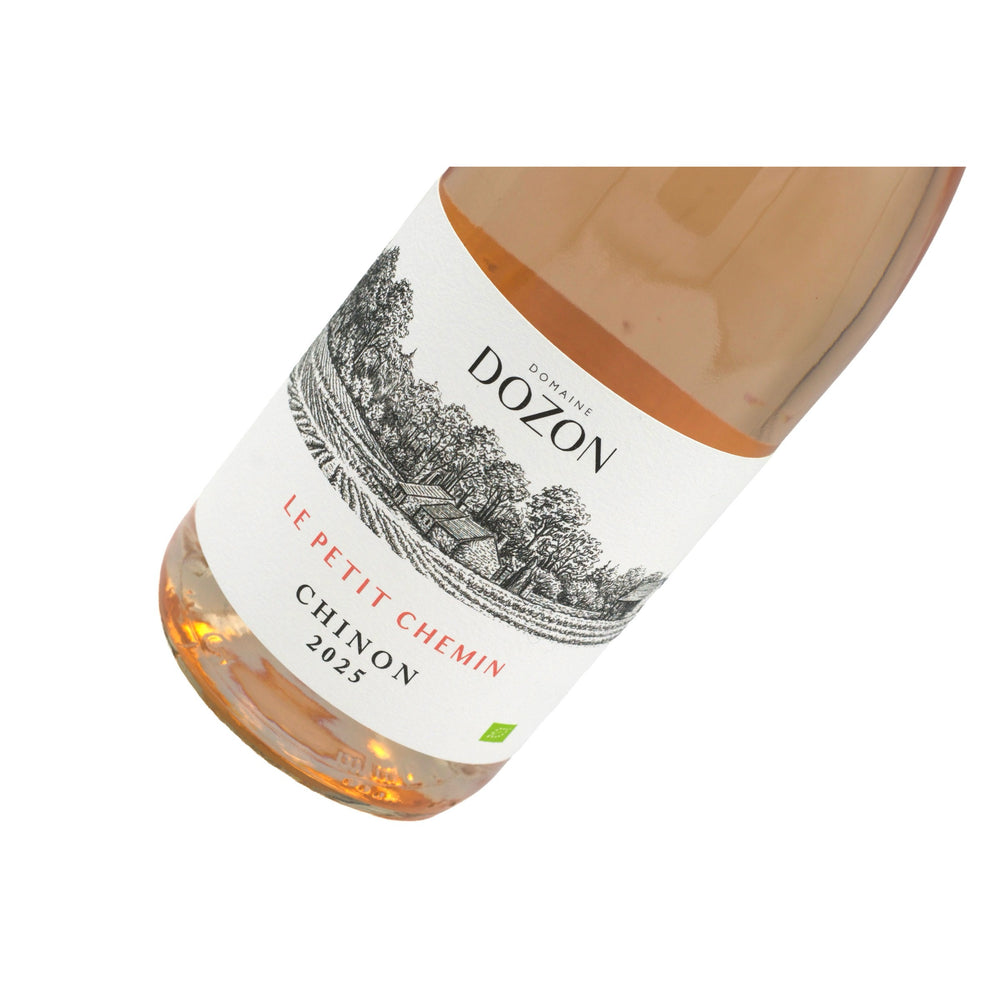 Étiquette Le Petit Chemin Rosé 2025 - Chinon - Domaine Dozon