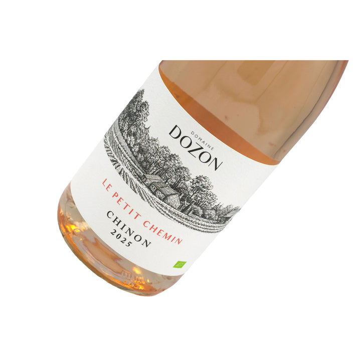 Étiquette Le Petit Chemin Rosé 2025 - Chinon - Domaine Dozon